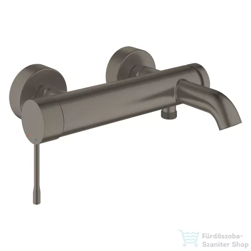 Grohe Essence egykaros kádcsaptelep zuhanyszett nélkül, Brushed Hard Graphite 25250AL1
