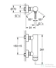 Grohe ESSENCE NEW egykaros zuhanycsaptelep,króm 25252001