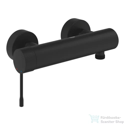 Grohe ESSENCE NEW egykaros zuhanycsaptelep,Phantom Black 25252KF1