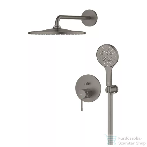 GROHE ESSENCE komplett falsík alatti zuhanyrendszer,Rainshower Mono 310 fejzuhannyal,Brushed Hard Graphite 25287AL0