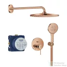 GROHE ESSENCE komplett falsík alatti zuhanyrendszer,Rainshower Mono 310 fejzuhannyal,Warm Sunset 25287DA0