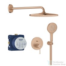   GROHE ESSENCE komplett falsík alatti zuhanyrendszer,Rainshower Mono 310 fejzuhannyal,Brushed Warm Sunset 25287DL0