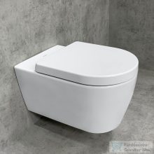   Duravit ME BY STARCK Rimless (öblítőperem nélküli) fali wc,fehér/White Satin matt 2529092600