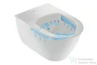 Duravit ME BY STARCK Rimless (öblítőperem nélküli) fali wc Wondergliss bevonattal,fehér/White Satin matt 25290926001