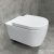 Duravit ME BY STARCK Rimless (öblítőperem nélküli) fali wc HygieneGlaze mázzal,fehér/White Satin matt 2529099000