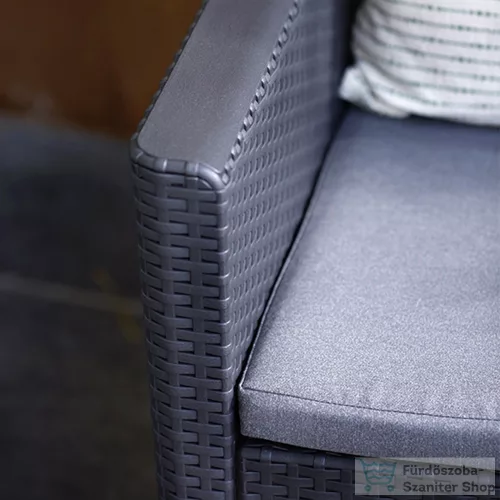 Curver Claire duo műrattan kerti fotel grafit 252978