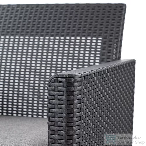 Curver Claire duo műrattan kerti fotel grafit 252978