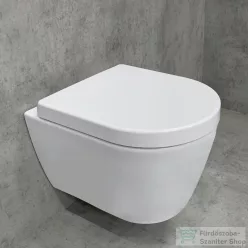   Duravit ME by Starck Compact Rimless (öblítőperem nélküli) fali wc HygieneGlaze felület 2530092000 ( 253009 )