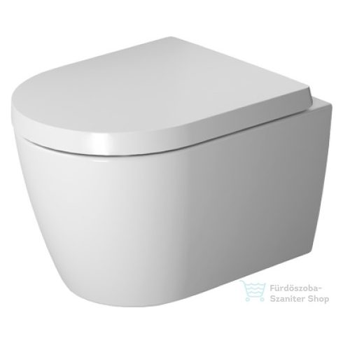 Duravit ME BY STARCK Compact Rimless (öblítőperem nélküli) fali wc HygieneGlaze mázzal,fehér/White Satin Matt 2530099000