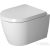 Duravit ME BY STARCK Compact Rimless (öblítőperem nélküli) fali wc HygieneGlaze mázzal,fehér/White Satin Matt 2530099000