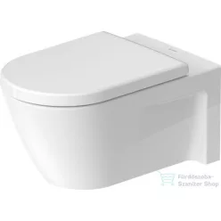   Duravit STARCK 2 mélyöblítésű,hosszított (62 cm) függesztett wc Wondergliss bevonattal,25330900001