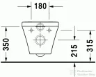 Duravit Durastyle öblítőperem nélküli Rimless fali wc 62x37cm 2542090000 ( 254209 )