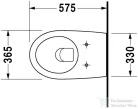 Duravit Architec fali wc 2546090064 ( 254609 )