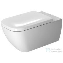   Duravit HAPPY D.2 öblítőperem nélküli Rimless hosszított fali wc Wondergliss bevonattal,25500900001