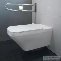   Duravit DURASTYLE Vital öblítőperem nélküli akadálymentes fali wc HygieneGlaze mázzal,2559092000