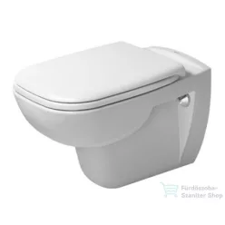   Duravit D-CODE Rimless perem nélküli fali WC HygieneGlaze mázzal,25700920002