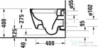 Duravit Viu öblítőperem nélküli compact Rimless fali wc 2573090000 ( 257309 )