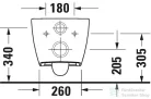 Duravit Viu öblítőperem nélküli compact Rimless fali wc 2573090000 ( 257309 )