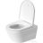 Duravit D-NEO perem nélküli függesztett wc ülőke nélkül Wondergliss bevonattal, fehér 25770900001