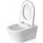 Duravit D-NEO perem nélküli függesztett wc ülőke nélkül Wondergliss bevonattal, fehér 25770900001