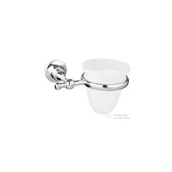   Bugnatese COMPLEMENTI Fali pohártartó fehér porcelán betéttel króm színben 25802