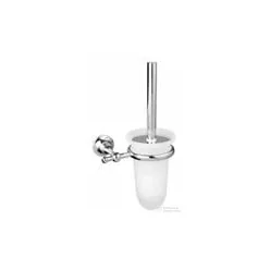   Bugnatese COMPLEMENTI Fali wc-kefetartó fehér porcelán betéttel króm színben 25825