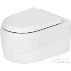   Duravit QATEGO perem nélküli fali WC ülőke nélkül, HygieneGlaze felülettel, fényes fehér 2583092000