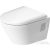 Duravit D-NEO Compact perem nélküli függesztett wc ülőke nélkül,HygieneGlaze bevonattal fehér 2587092000