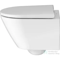   Duravit D-NEO Compact perem nélküli függesztett wc ülőke nélkül,Wondergliss felülettel fehér 25880900001