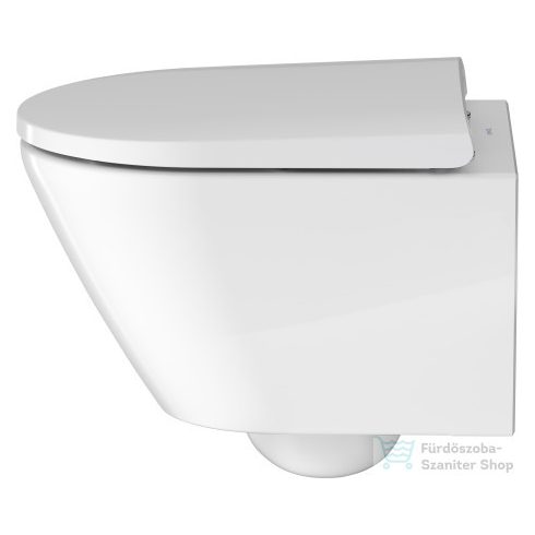Duravit D-NEO Compact perem nélküli függesztett wc ülőke nélkül,HygieneGlaze felülettel, fehér 2588092000