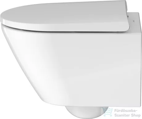 Duravit D-NEO Compact perem nélküli függesztett wc ülőke nélkül,HygieneGlaze felülettel, fehér 2588092000