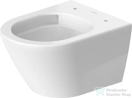 Duravit D-NEO Compact perem nélküli függesztett wc ülőke nélkül,HygieneGlaze felülettel, fehér 2588092000
