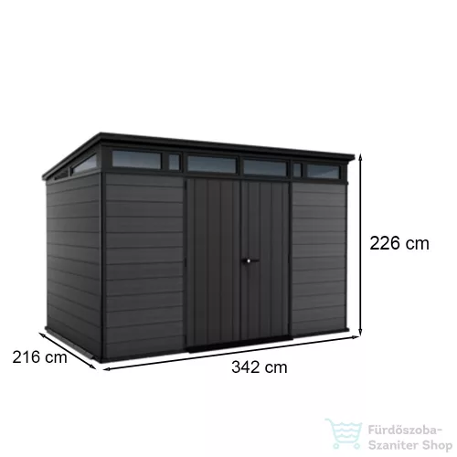 Curver Cortina 2.0 11x7 műanyag kerti ház szürke 259113