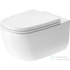   Duravit AURENA perem nélküli fali WC ülőke nélkül, HygieneFlush öblítéssel, matt fehér 259809AC00