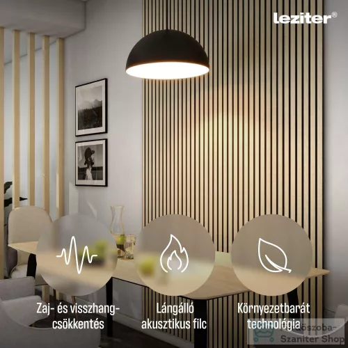 Leziter Akusztikus falpanel dió hatású 260x60x1,8 cm 260060-Walnut