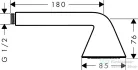 Hansgrohe Axor 1jet kézizuhany designed by Front 26025000