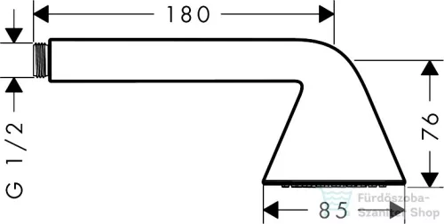 Hansgrohe Axor 1jet kézizuhany designed by Front 26025000