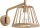 Hansgrohe AXOR LAMPSHOWER NENDO fali fejzuhany zuhanykarral, alaptest nélkül, szálcsiszolt bronz 26031140