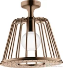 Hansgrohe AXOR LAMPSHOWER NENDO 27,5 cm-es kerek, mennyezeti fejzuhany, polírozott vörös arany hatású 26032300