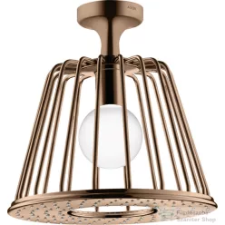   Hansgrohe AXOR LAMPSHOWER NENDO 27,5 cm-es kerek, mennyezeti fejzuhany, polírozott vörös arany hatású 26032300