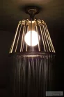 Hansgrohe AXOR LAMPSHOWER NENDO 27,5 cm-es kerek, mennyezeti fejzuhany, polírozott vörös arany hatású 26032300