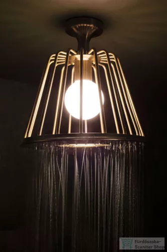 Hansgrohe AXOR LAMPSHOWER NENDO 27,5 cm-es kerek, mennyezeti fejzuhany, szálcsiszolt vörös arany hatású 26032310