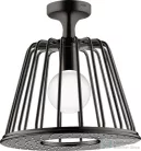 Hansgrohe AXOR LAMPSHOWER NENDO 27,5 cm-es kerek, mennyezeti fejzuhany, polírozott fekete króm 26032330