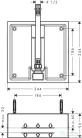 Hansgrohe AXOR  alaptest fejzuhanyhoz,26039180