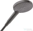 Hansgrohe AXOR SHOWERSOLUTIONS 120 3 funkciós kézi zuhany,szálcsiszolt fekete króm 26050340