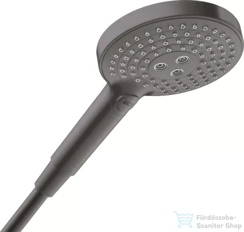 Hansgrohe AXOR SHOWERSOLUTIONS 120 3 funkciós kézi zuhany,szálcsiszolt fekete króm 26050340