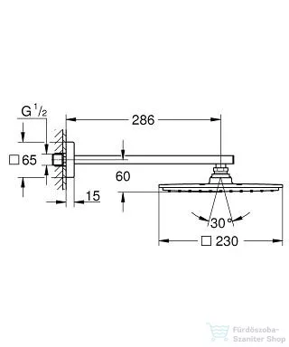 Grohe Rainshower Allure 230 fezuhany zuhanykarral 26064000