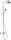 Hansgrohe VERNIS BLEND Showerpipe 200 termosztátos zuhanyrendszer kádtöltővel, 1 jet EcoSmart, króm 26079000