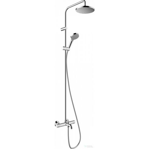 Hansgrohe VERNIS BLEND Showerpipe 200 termosztátos zuhanyrendszer kádtöltővel, 1 jet EcoSmart, króm 26079000