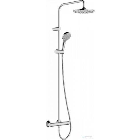 Hansgrohe Vernis Blend Showerpipe 200 termosztátos zuhanyrendszer,1 jet, EcoSmart, króm 26089000